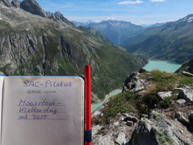 Moosstock-Klettersteig: Steigbuch (29. Juli)