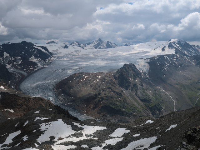 Gepatschferner von der Hinteren Ölgrubenspitze aus (3. Aug.)