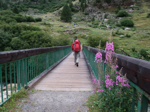 Christoph am Weg 902 bei der Gurgler Ache (11. Aug.)