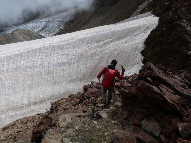 Christoph zwischen Nördlichem Ramolkogel und Ramolferner (11. Aug.)