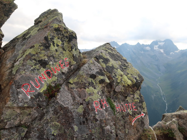 Kleinbärenzinne-Klettersteig: Ausstieg (15. Aug.)