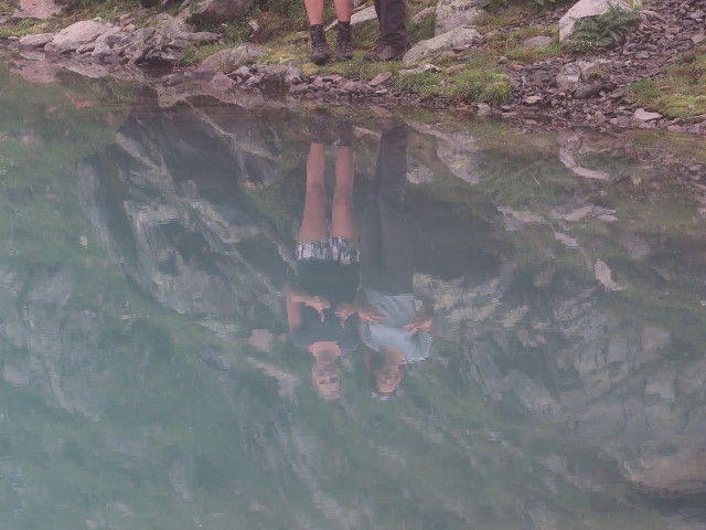 Evelyn und Bernadette beim Weißen See, 2.546 m (18. Aug.)