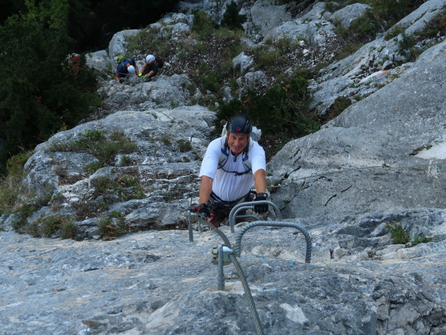 ÖTK-Klettersteig: Erich auf der Überholspur
