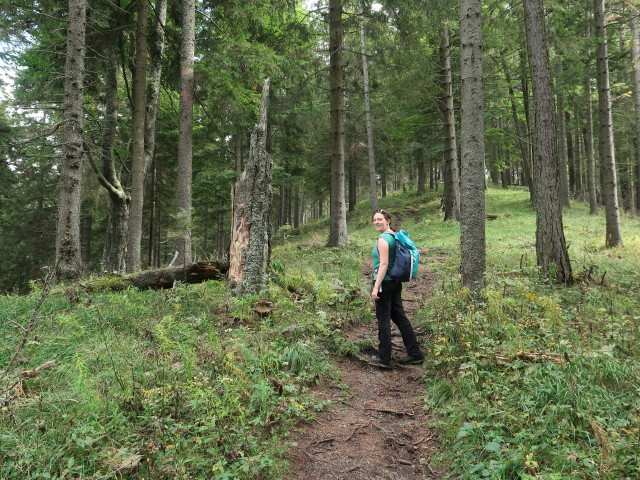 Sabine zwischen Hirschenkogel und Dürrriegel