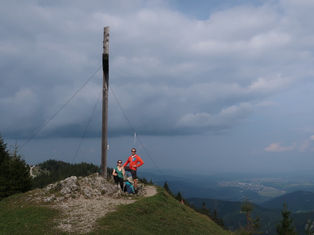 Sabine und ich am Erzkogel, 1.504 m