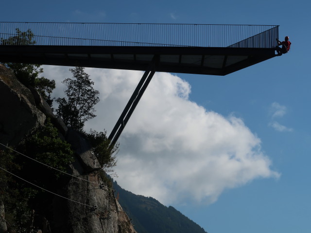 Axel auf der Plattform