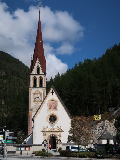 Pfarrkirche Hl. Katharina in Längenfeld, 1.180 m (15. Sep.)