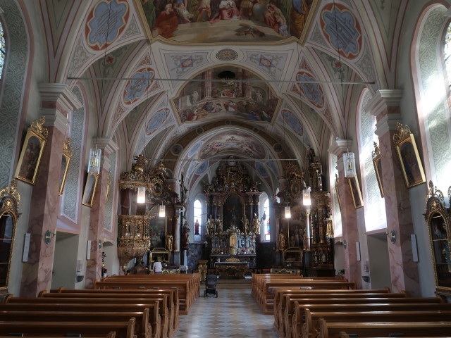 Pfarrkirche Hl. Katharina in Längenfeld, 1.180 m (15. Sep.)