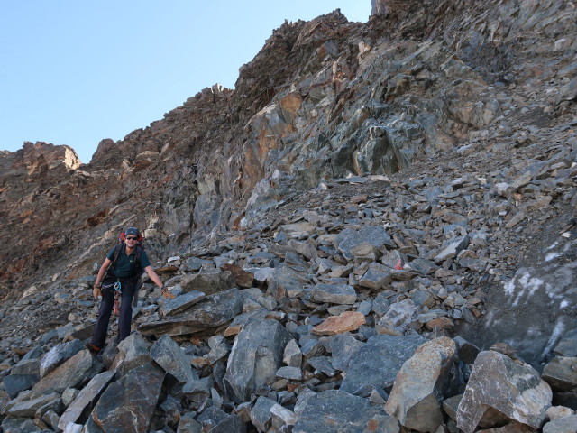 Ronald zwischen Geißlehnscharte und Bachfallenferner (16. Sep.)