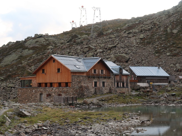 Winnebachseehütte, 2.361 m (16. Sep.)