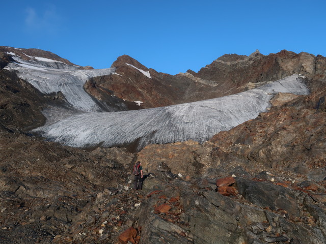 Ronald zwischen Winnebachkar und Grieskogelferner (17. Sep.)