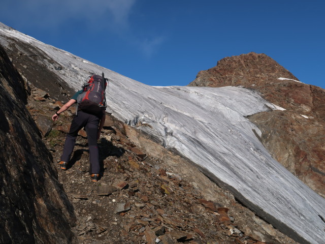 Ronald zwischen Winnebachkar und Grieskogelferner (17. Sep.)
