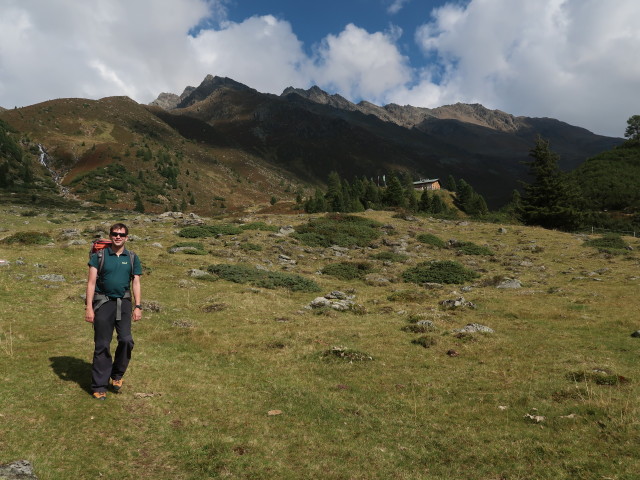 Ronald am Weg 142 auf der Groß-Horlachalm (17. Sep.)