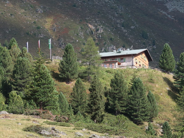 Guben-Schweinfurter-Hütte, 2.028 m (17. Sep.)