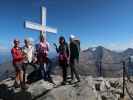 Ich, Werner, Gaby, Johanna und Sonja am Kitzsteinhorn, 3.203 m (21. Sep.)