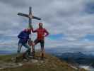 Gaby und ich am Oberen Gernkogel, 2.175 m (23. Sep.)