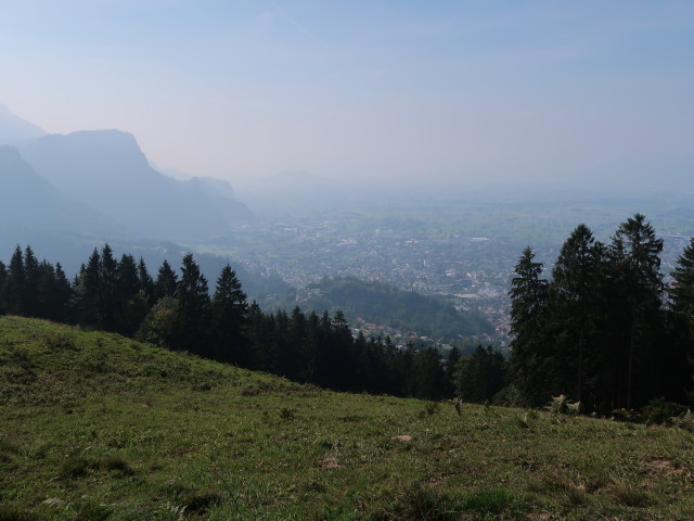 Rheintal von der Schwendealpe aus (29. Sep.)