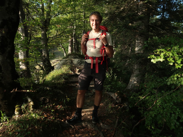 Ich zwischen Hochälpele und Gschwendtalpe (29. Sep.)