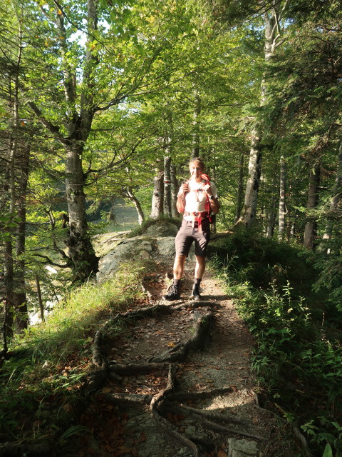 Ich zwischen Hochälpele und Gschwendtalpe (29. Sep.)