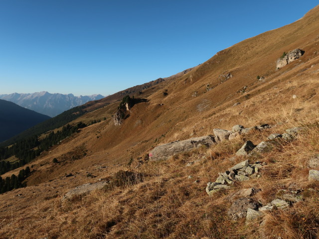 Inntaler Höhenweg 2000 zwischen Krovenzjoch und Kleibenbach (13. Okt.)