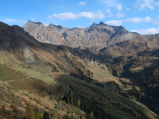 von der Grafmartalm Richtung Südosten (14. Okt)