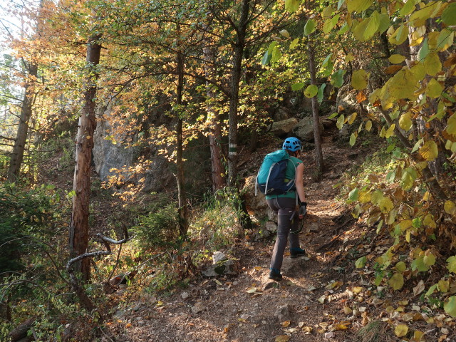 Sabine am Völlerinsteig