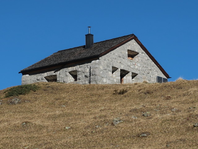Zollhütte zwischen Gweiljoch und Tilisunahütte (20. Okt.)