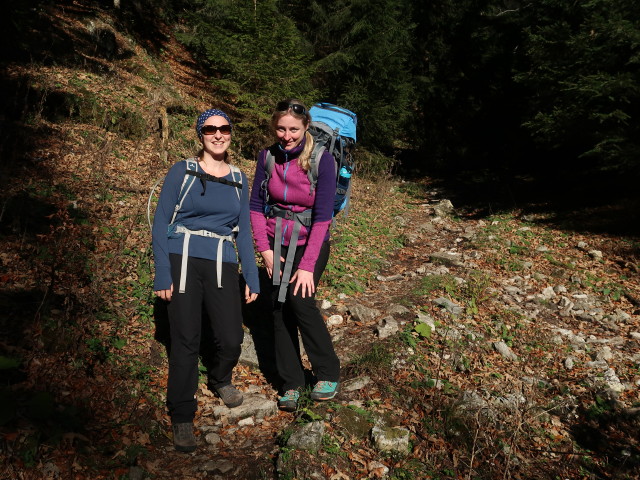 Sabine und Janna zwischen Kienthalerhütte und Jakobsquelle