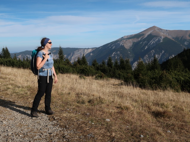 Sabine zwischen Praterstern und Höllental-Aussicht