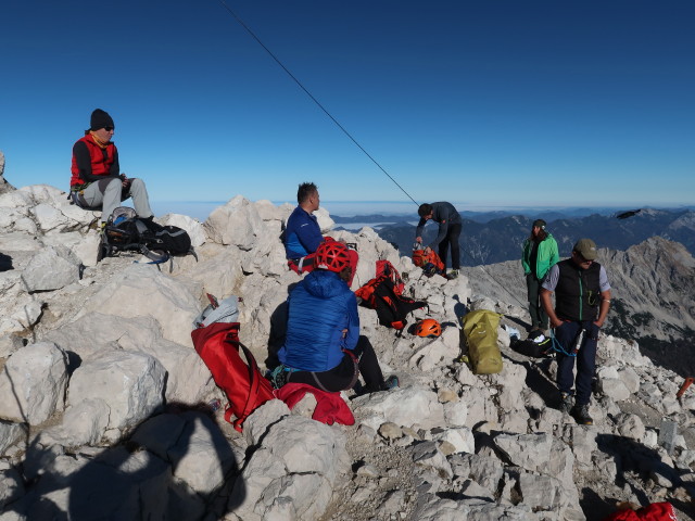 Carmen, Erhard, Martina, ?, ? und Axel am Großen Priel, 2.515 m