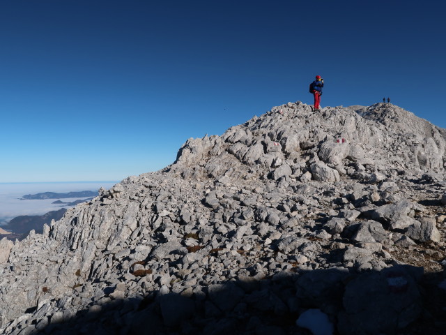 Erhard am Weg 260 zwischen Großem Priel und Brotfallscharte