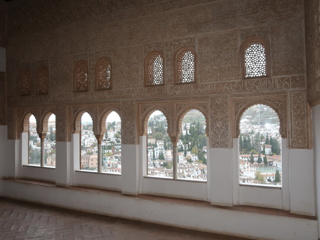 Palacio Nazaríes in der Alhambra in Granada (19. Nov.)