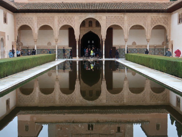 Palacio Nazaríes in der Alhambra in Granada (19. Nov.)
