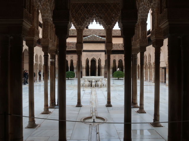 Palacio Nazaríes in der Alhambra in Granada (19. Nov.)