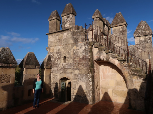 Sabine im Alcázar de los Reyes Cristianos in Córdoba (20. Nov.)