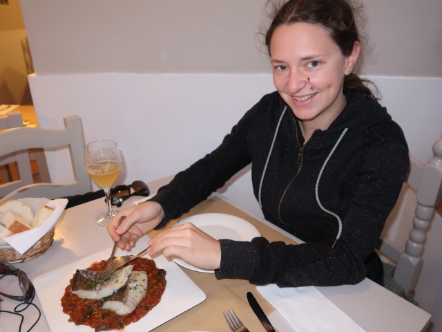 Sabine im Bodegas Mezquita in Córdoba (20. Nov.)