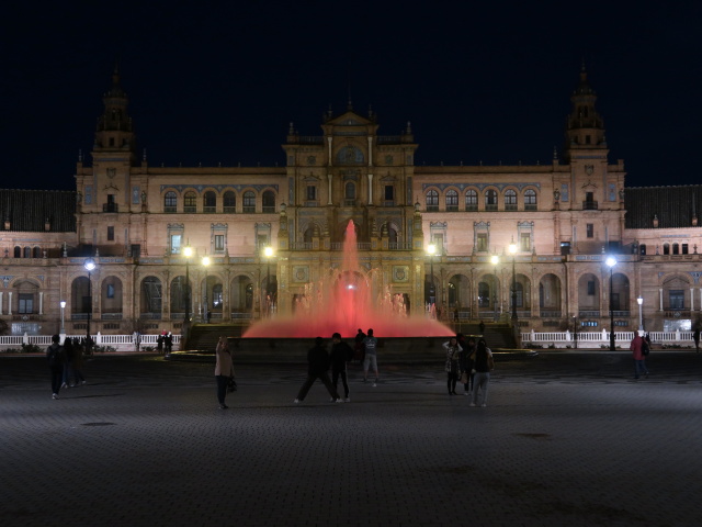 Plaza de Espana in Sevilla (21. Nov.)