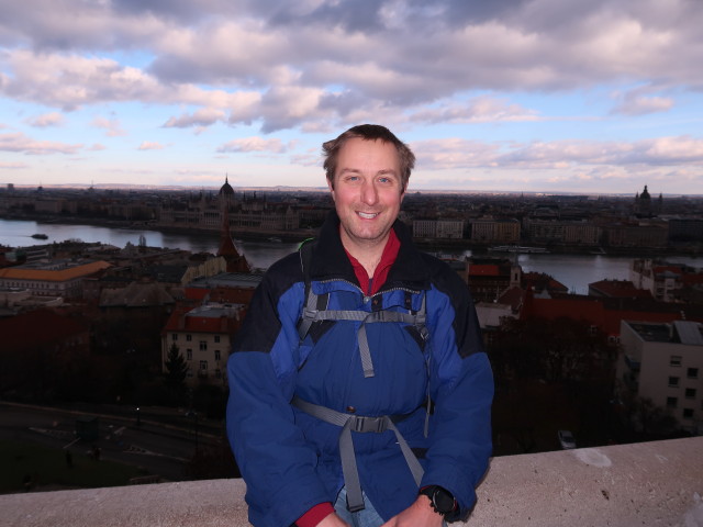 Ich auf der Fischerbastei (23. Dez.)