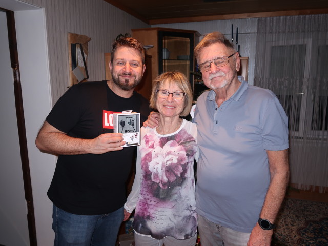 Markus, Mama und Papa (24. Dez.)