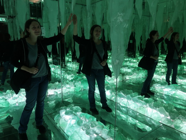 Sabine in der Eiswelt