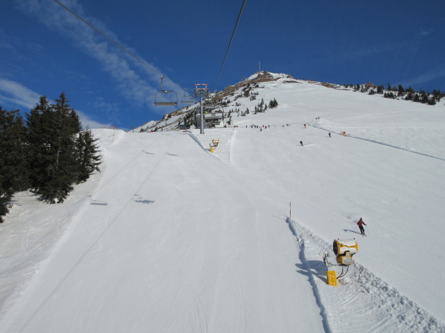 Panorama-Abfahrt vom Polster Quattro aus