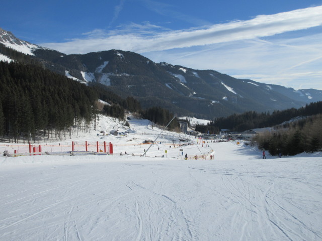 Skischul-Abfahrt