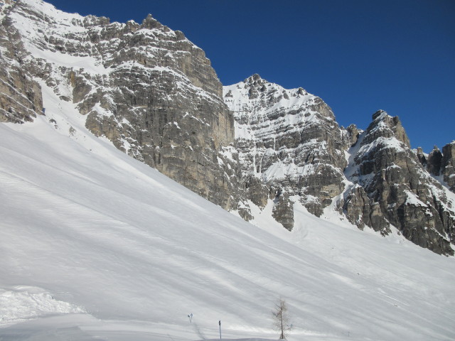 Kalkkögel von der Burgstall-Abfahrt aus