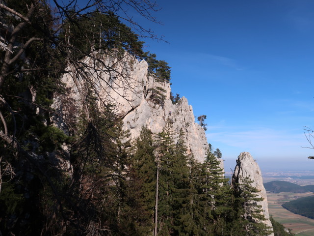 vom Gebirgsvereins-Klettersteig Richtung Nordosten