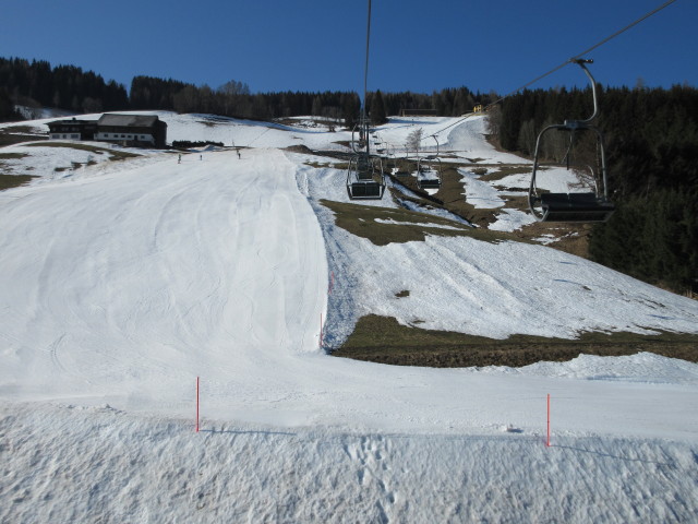 Reiteralm-Talabfahrt von der Reiteralmbahn I aus