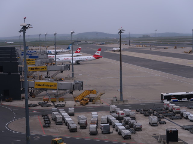 von der Besucherterrasse aus