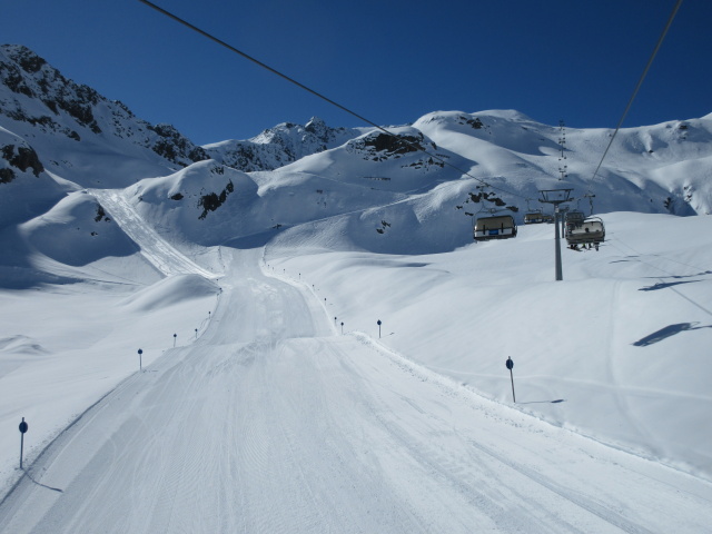 Ochsenalmpiste von der Ochsenalmbahn II aus