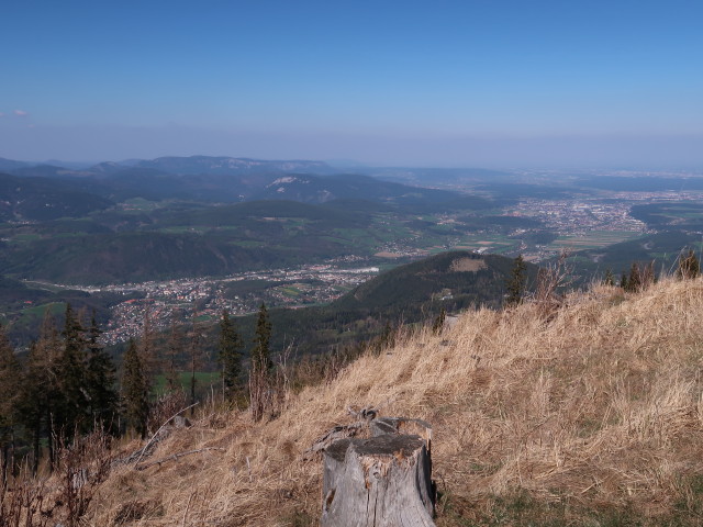 Gloggnitz und Ternitz vom Großen Otter aus