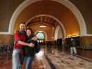 Ich und Sabine in der Los Angeles Union Station (18. Mai)