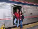 Ich und Sabine in der Los Angeles Union Station (18. Mai)